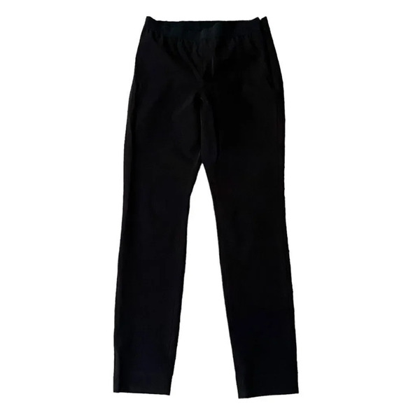 COS Black Slim Fit Stretch Trousers Pants Size 6 Minimalist Workwear - Picture 1 of 8